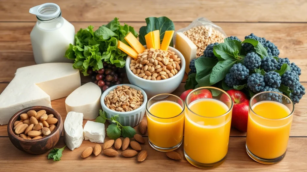 продукты питание, богатое кальцием и витамином D