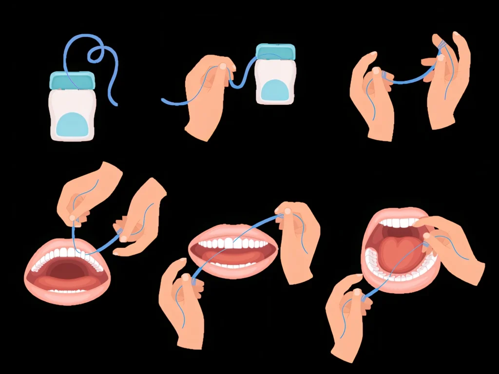Неточность в использовании флосса